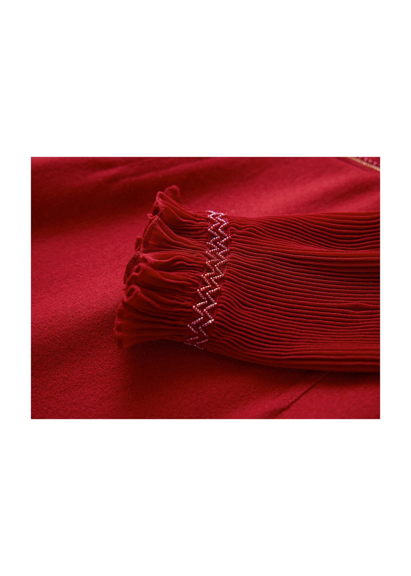Sheep Wool Dress | Red