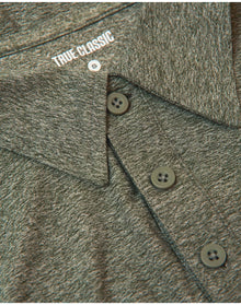 Short Sleeve Tall Active Polo | Heather Military Green