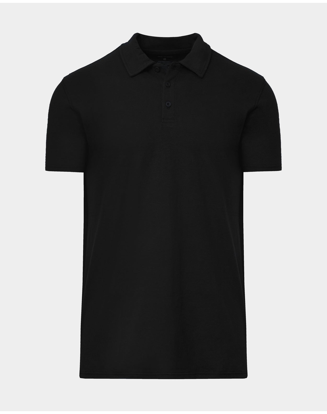 Short Sleeve Tall Polo | Black