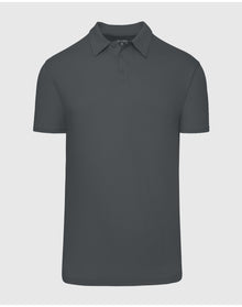 Short Sleeve Tall Polo | Carbon