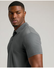 Short Sleeve Tall Polo | Carbon