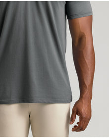 Short Sleeve Tall Polo | Carbon