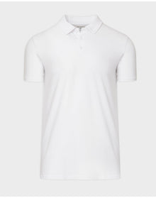 Short Sleeve Tall Polo | White