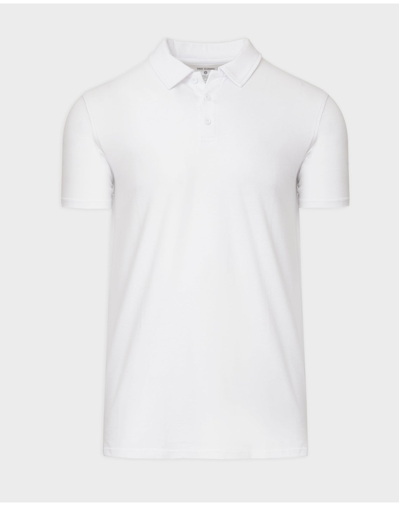 Short Sleeve Tall Polo | White