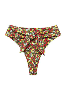 Paula Tie Up Bikini Bottom | Sienna Floral