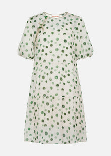Silk Chiffon Dress | Green