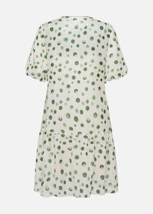 Silk Chiffon Dress | Green