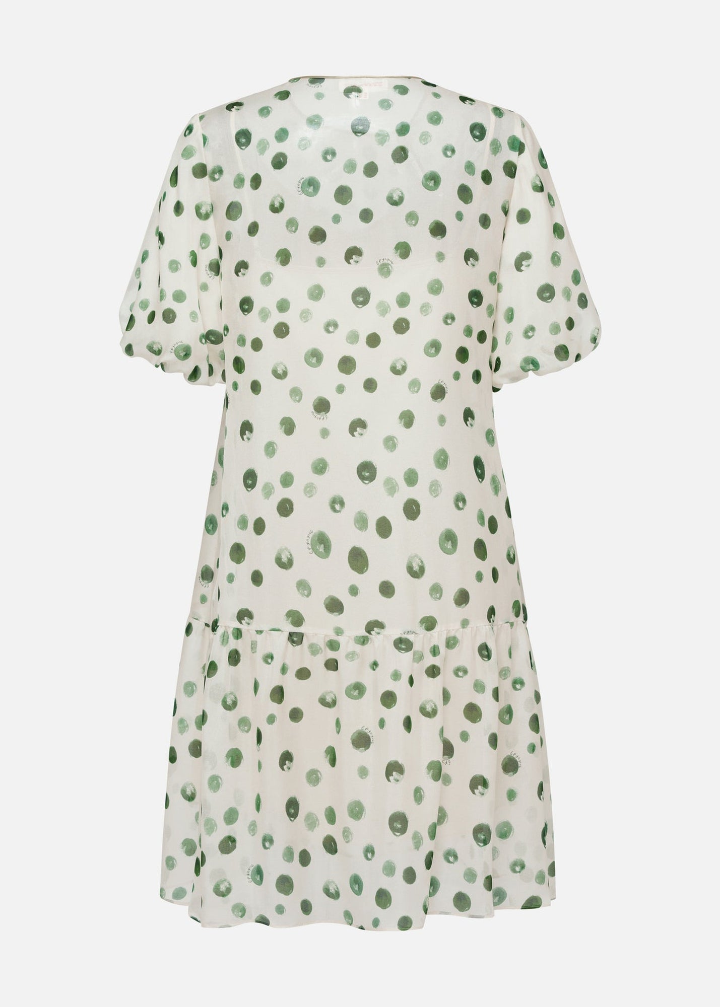 Silk Chiffon Dress | Green