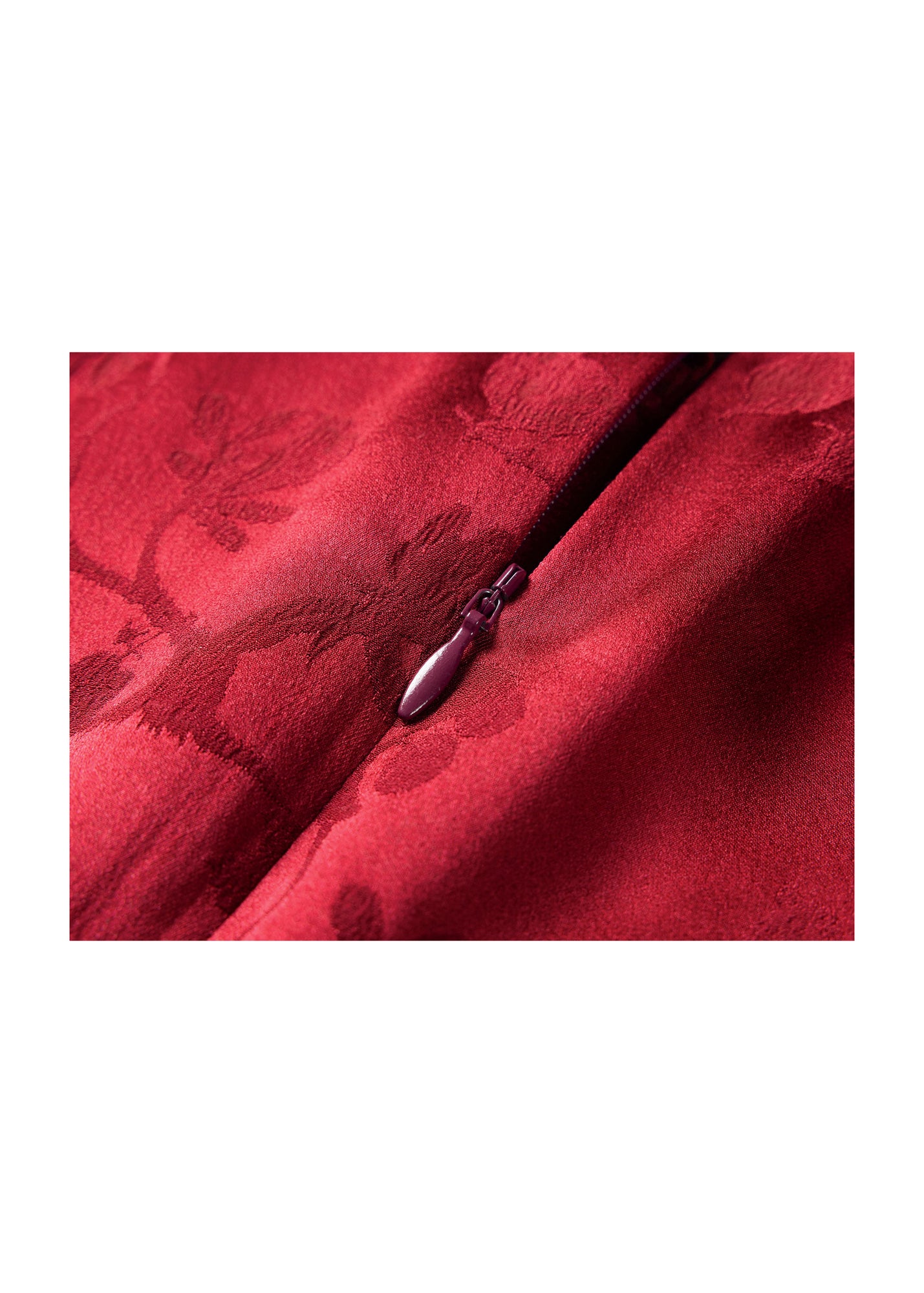 Silk Dress | Wine Red