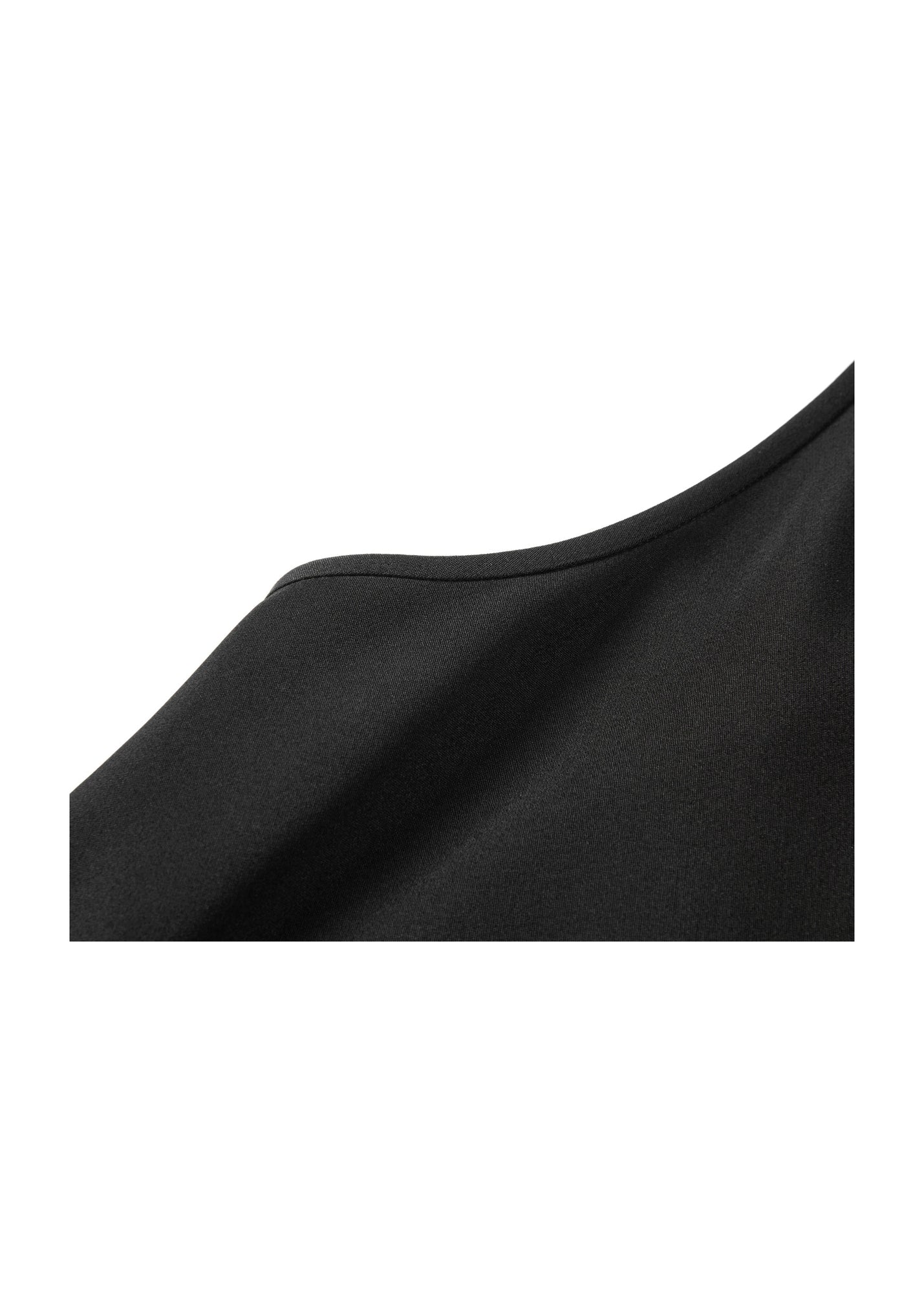 Silk Sleeveless Dress | Black