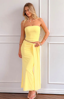 Silvie Maxi Skirt | Yellow