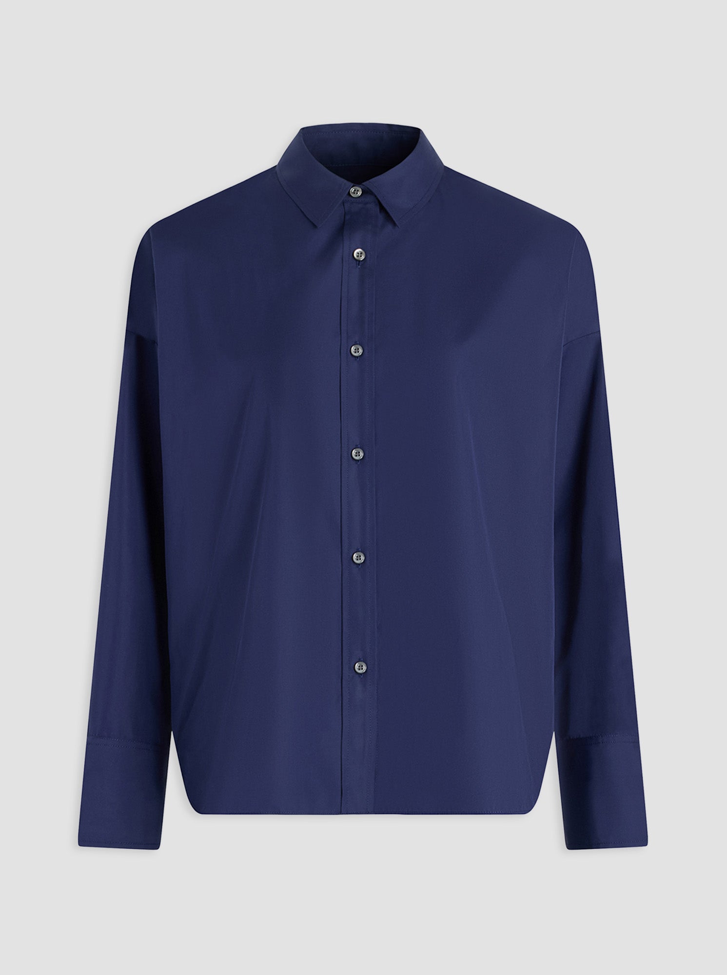 Sirene Scarf-Back Shirt | Navy