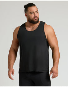 Sleeveless Active Mesh Tank | Black