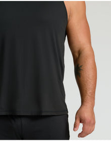 Sleeveless Active Mesh Tank | Black