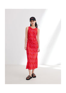 Sleeveless Dress | Red