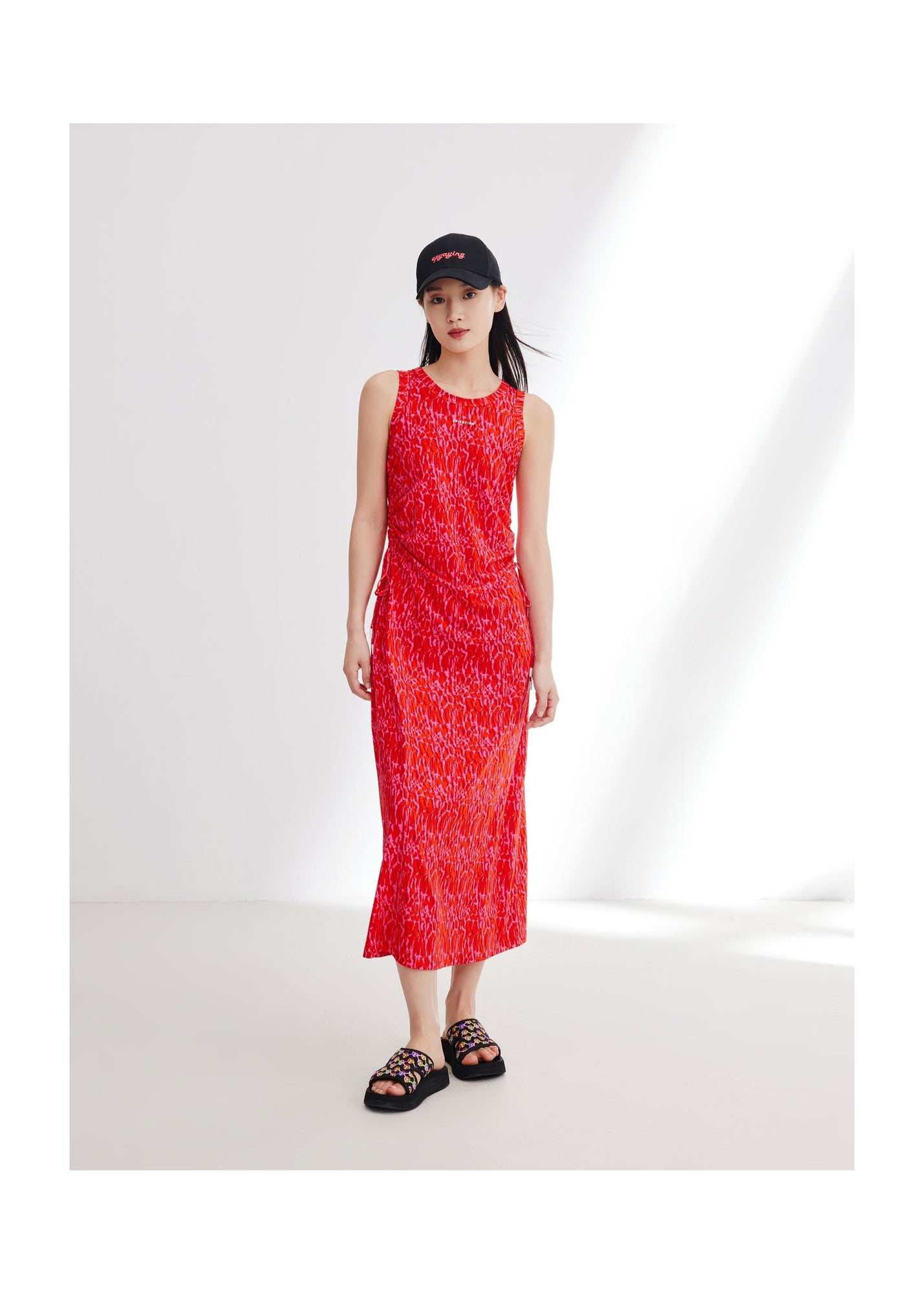Sleeveless Dress | Red