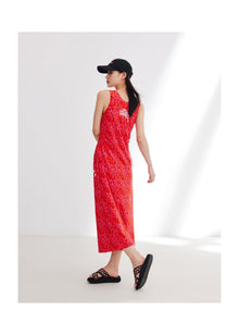 Sleeveless Dress | Red