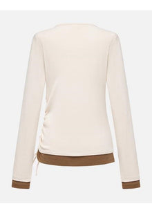 Slim-Fit Knit Base Layer Top | White/Green