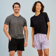 Modal Waffle Spa Short | Black