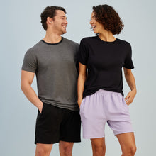 Modal Waffle Spa Short | Black