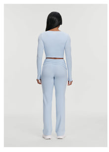 Soft Seamless Lounge Pants | Sky Blue