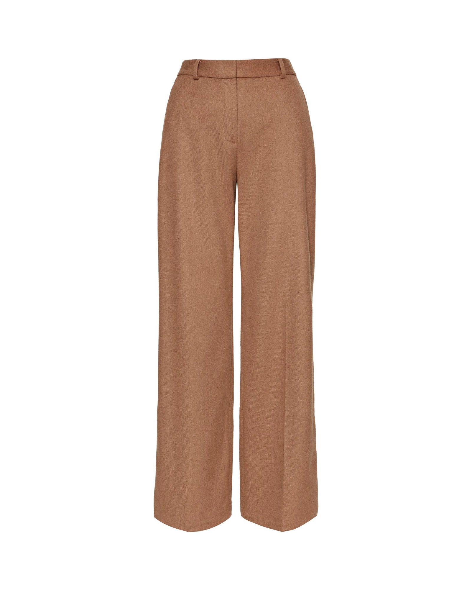 Soho Trouser in Textured Wool | Camel