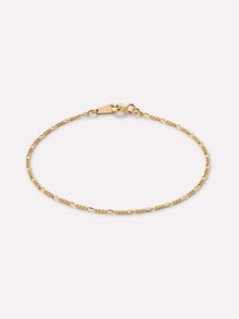 Figaro Chain Bracelet | 10K Solid Gold