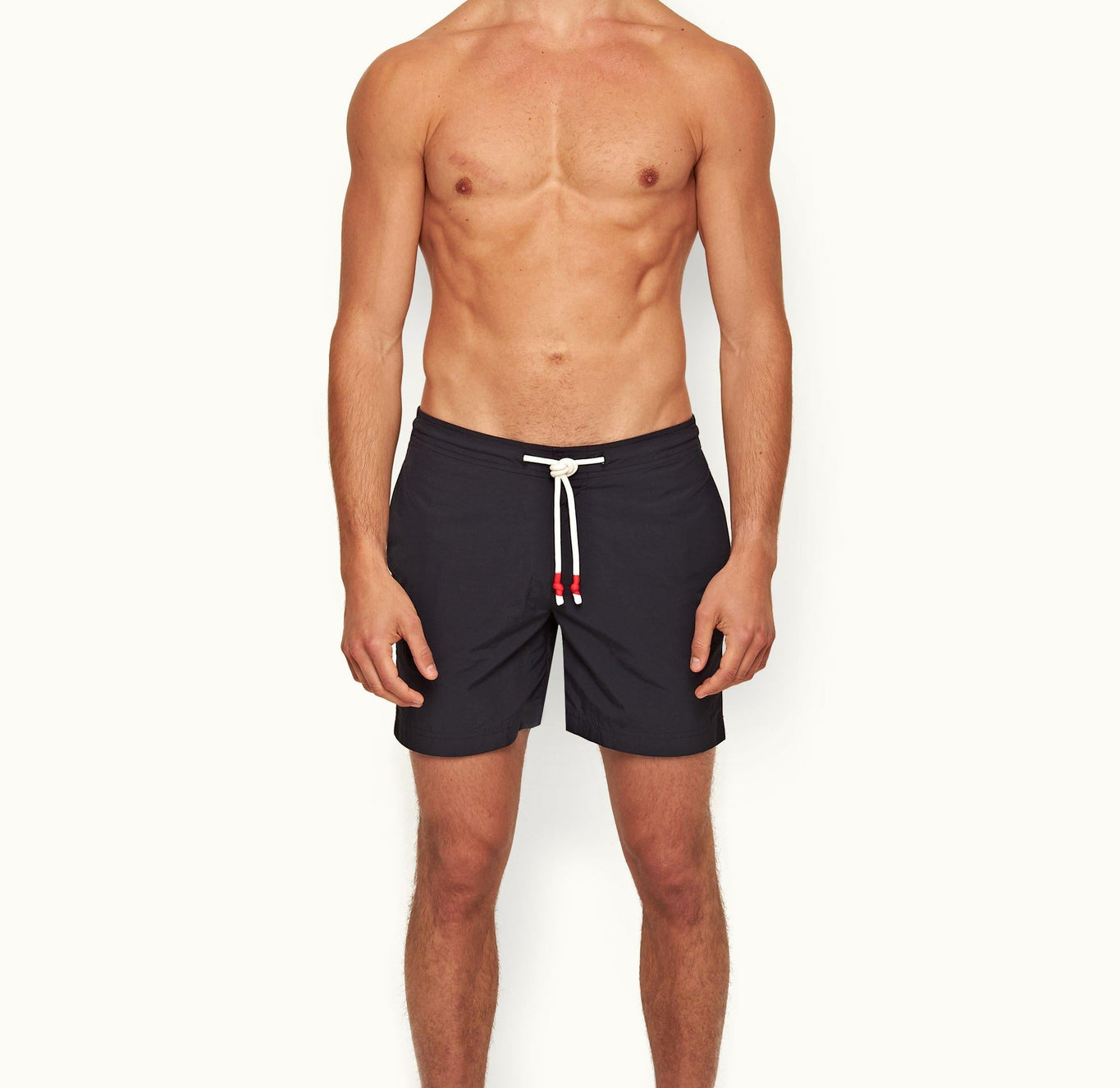 Standard Bonded Mid-Length Bonded Drawcord Swim Shorts | Night Iris