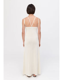 Stina | Slinky Knit Cami Dress | Creme