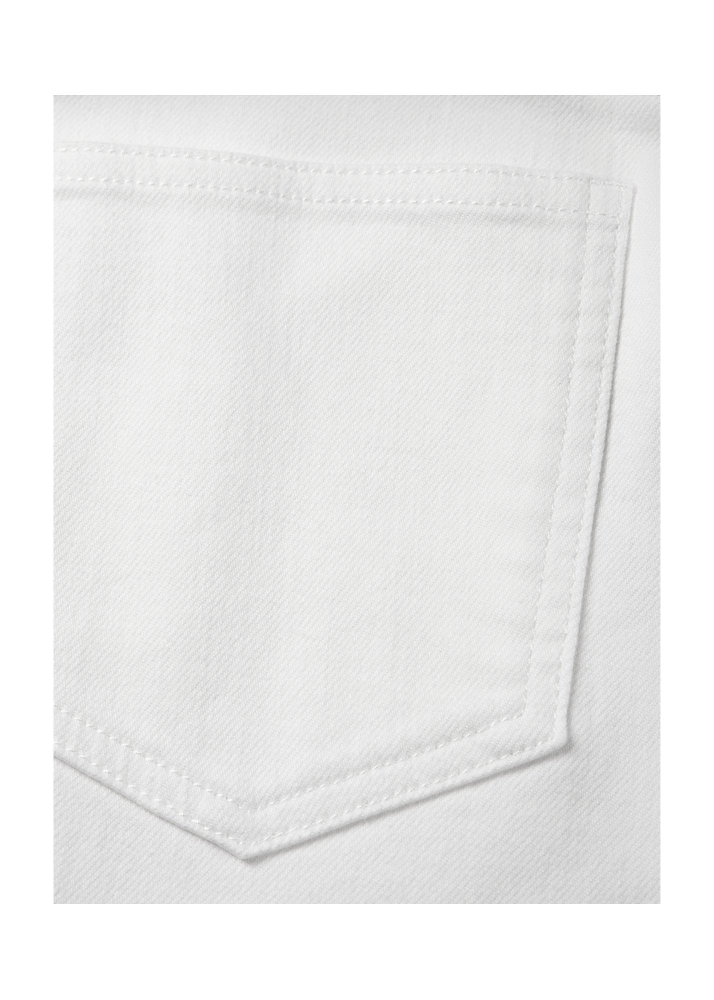 Straight-Leg Wide-Leg Jeans | White