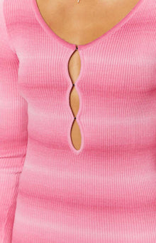 Sugarplum Knit Mini Dress | Pink