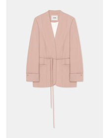 Sun | Belted Blazer | Pale Rose
