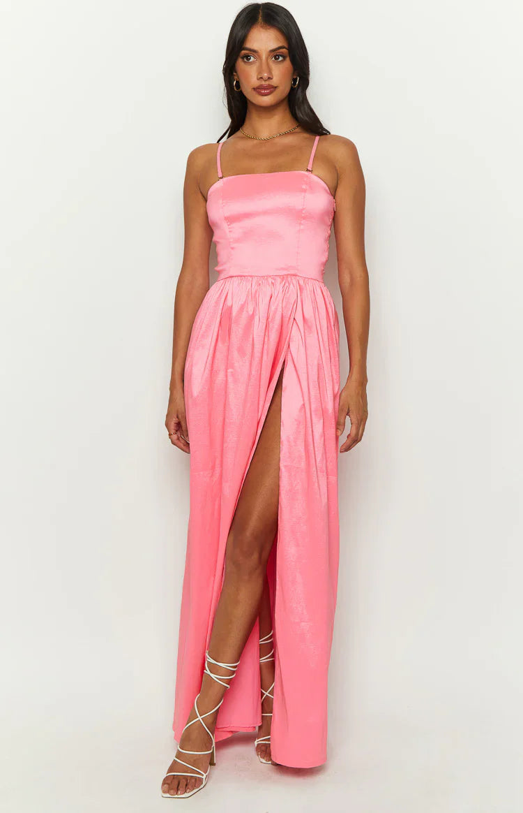 Sunnie Strapless Maxi Dress | Pink