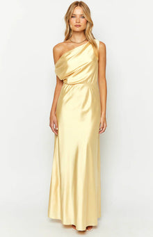Sunshine Elegance Formal Maxi Dress | Yellow