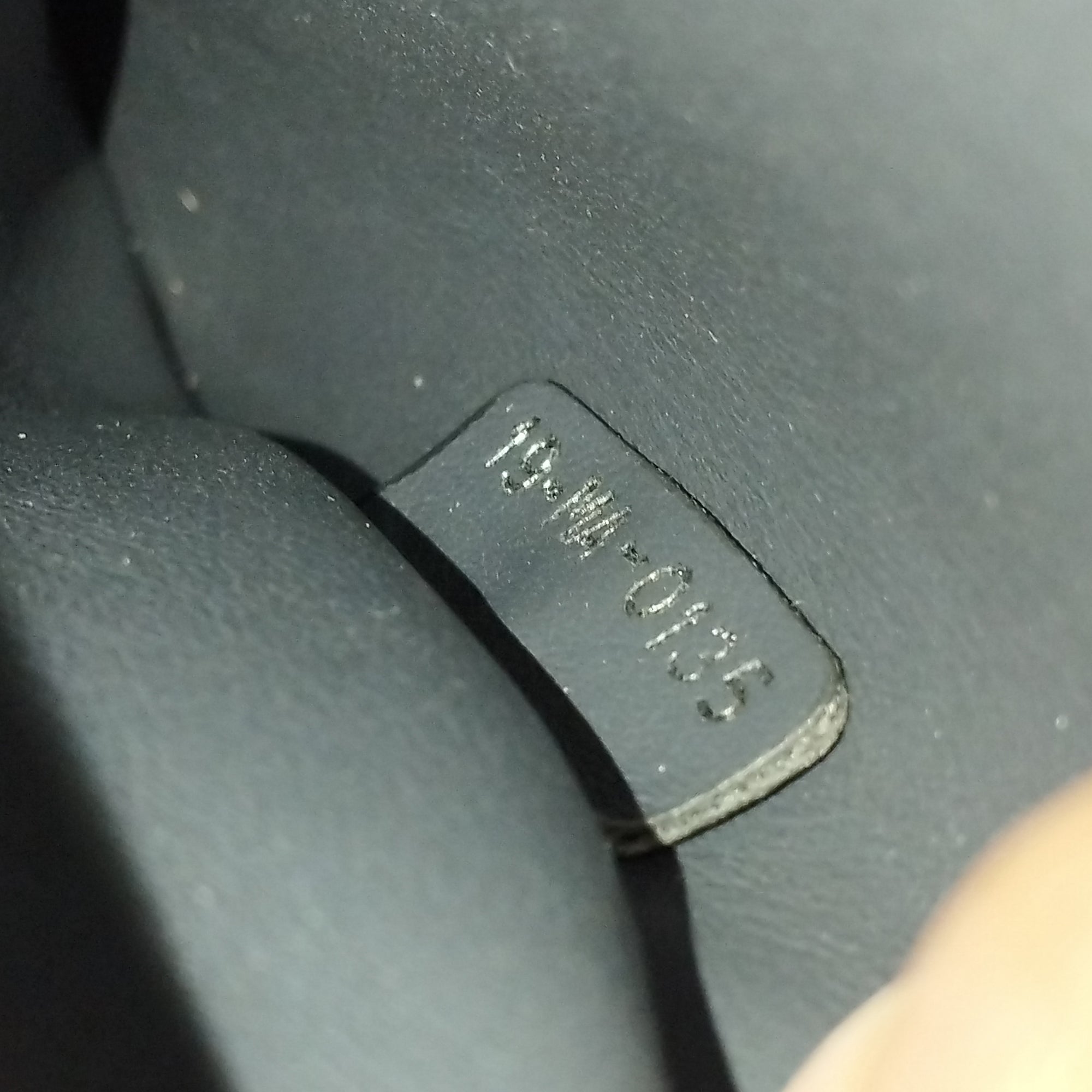 Chanel | Pre-Owned Jumbo Classic Lambskin Double Flap - I | Blue/Dark Blue