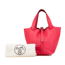 Hermes | Pre-Owned Clemence Picotin Lock 18 | Pink/Hot Pink