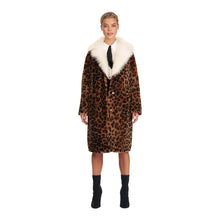 Reversible Shearling Lamb Coat | Women | Leopard