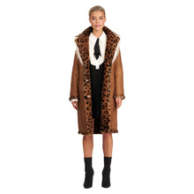 Reversible Shearling Lamb Coat | Women | Leopard