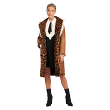 Reversible Shearling Lamb Coat | Women | Leopard