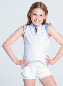Kids | Lovely Pleat Tank | Lavender