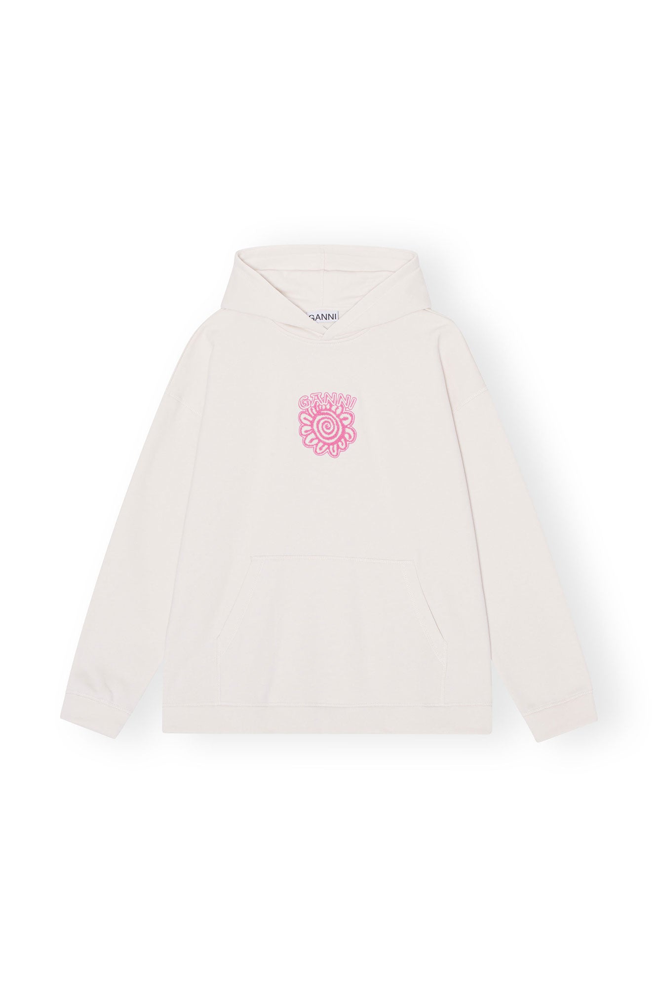 Isoli Flower Oversized Hoodie | Egret