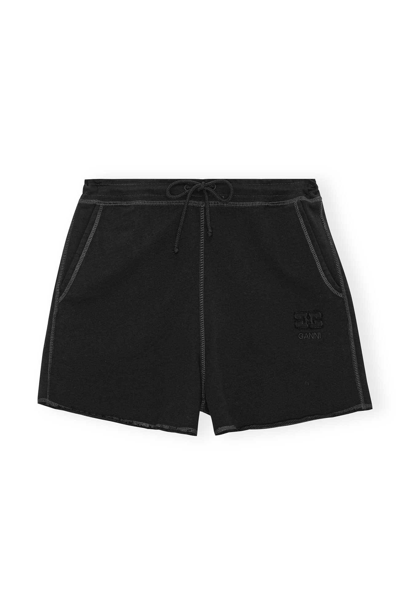 Light Isoli Drawstring Shorts | Black
