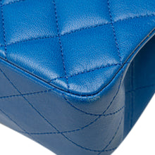 Chanel | Pre-Owned Medium Classic Lambskin Double Flap | Blue