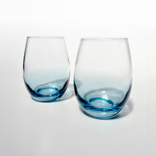 Talianna Ombre Stemless Glasses | Blue | Set of 2