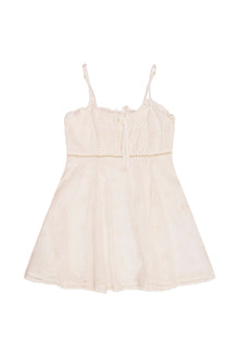 Girls Taralynn Eyelet Lace Dress | Optic White