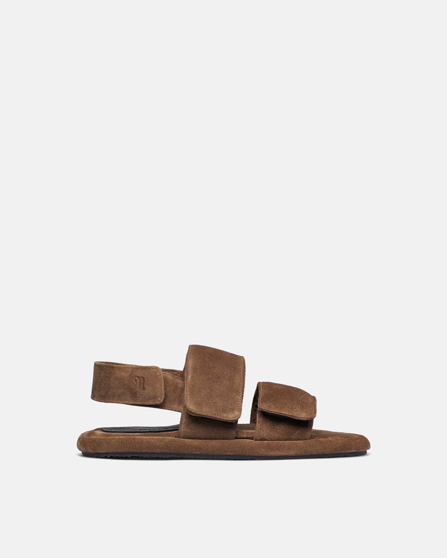 Tarrus Rounded Toe Padded Flat Sandals | Taupe