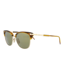 Thom Browne Square Acetate Sunglasses | Gold