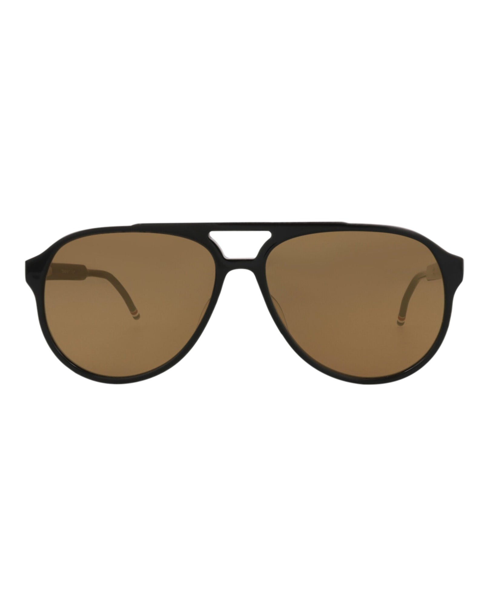 Thom Browne Aviator Acetate Sunglasses | Black