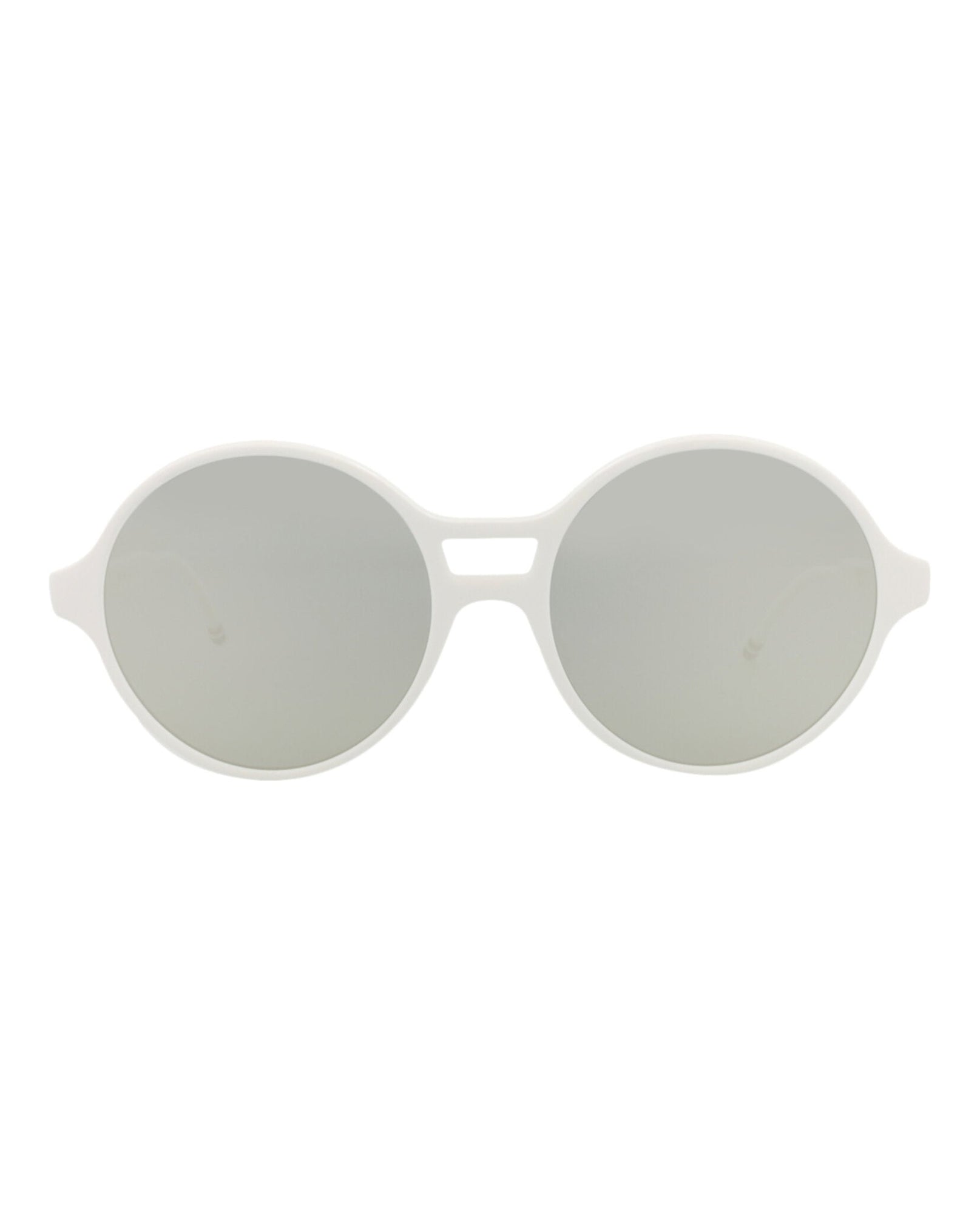 Thom Browne Round Acetate Sunglasses | White