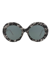 Thom Browne Round Acetate Sunglasses | Grey